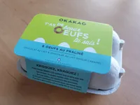 6 œufs au praliné
