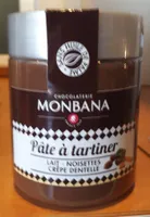 Pâte à Tartiner Lait Noisettes Crêpes Dentelles