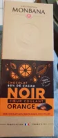 Chocolat noir coeur coulant orange