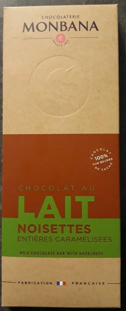 chocolat au lait noisettes
