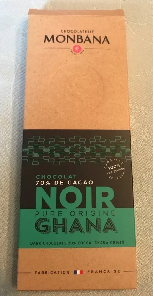 Chocolat noir Ghana