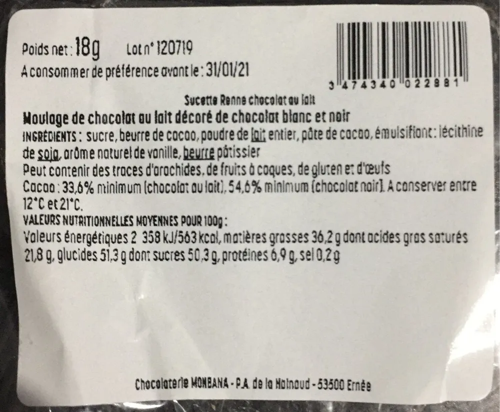 Moulage chocolat au lait decore chocalat blanc et noir