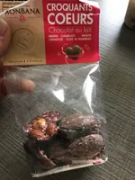 Croquants coeurs chocolat au lait