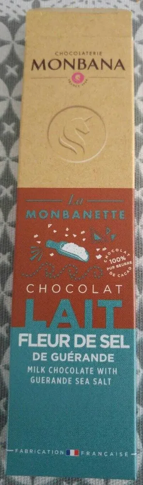 Chocolat lait fleur de sel de Guérande