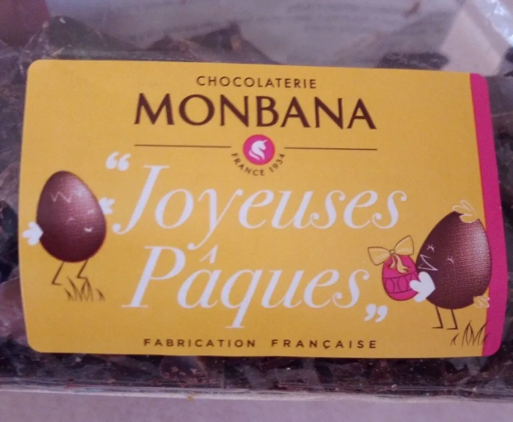 Poule chocolat noir