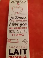 Chocolat lait gianduja