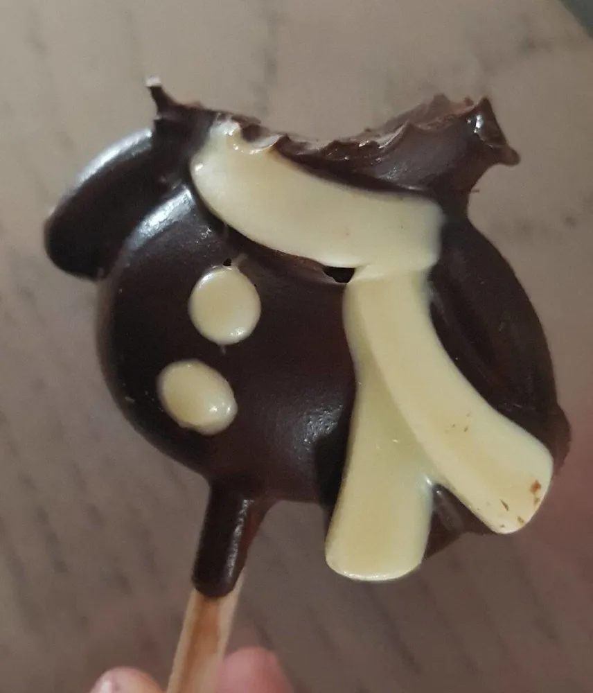 Sucette chocolat noir