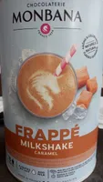 Frappé milkshake caramel