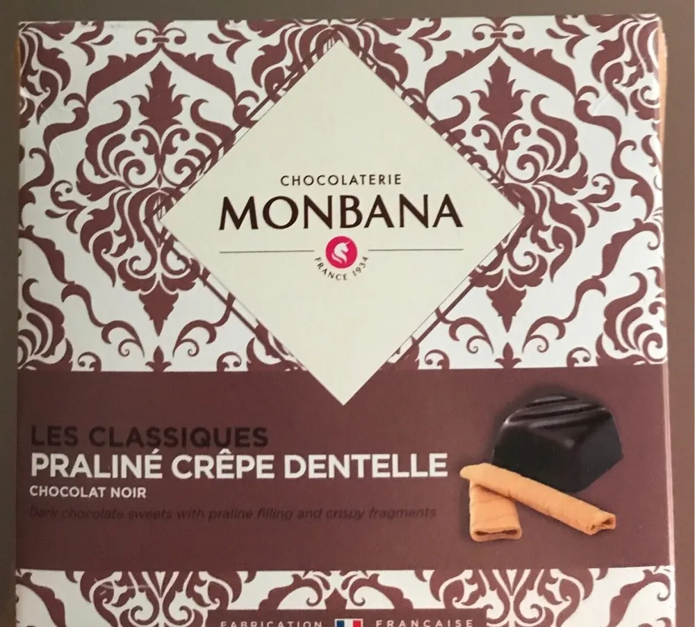 Les Classiques Praliné Crêpe dentelle - Chocolat Noir