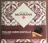 Les Classiques Praliné Crêpe dentelle - Chocolat Noir