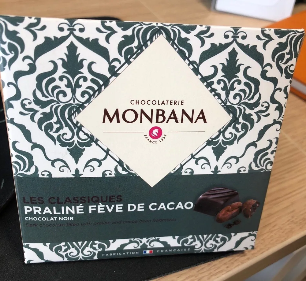 Praliné fève de cacao