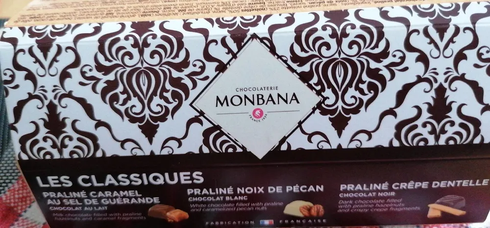 Chocolat MONBANA- Les classiques