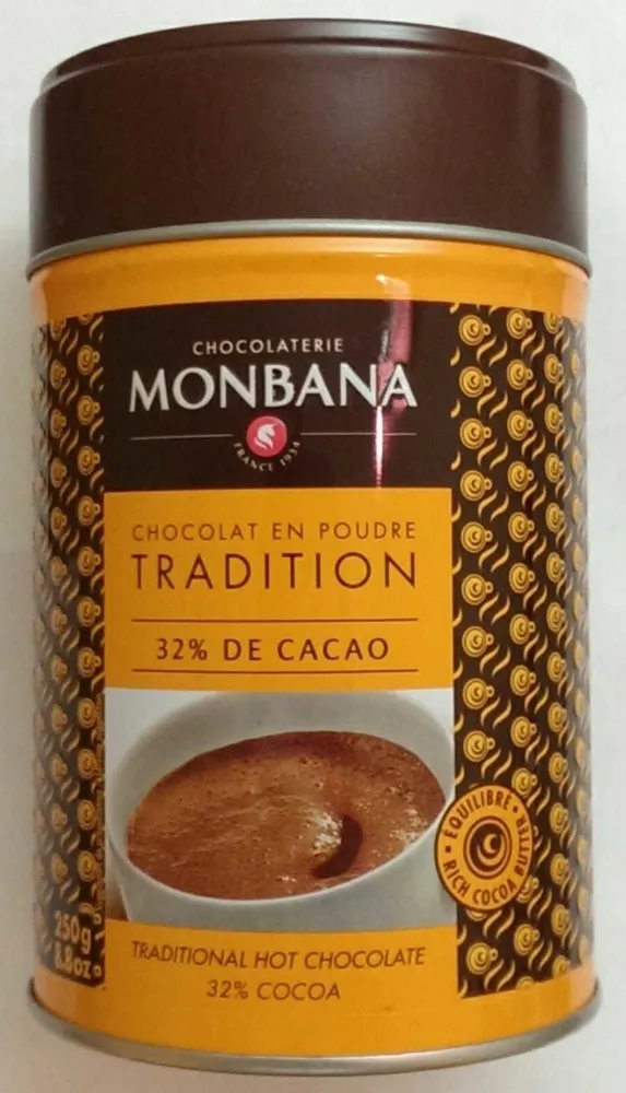 Chocolat en poudre Tradition 32% de cacao