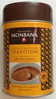 Chocolat en poudre Tradition 32% de cacao