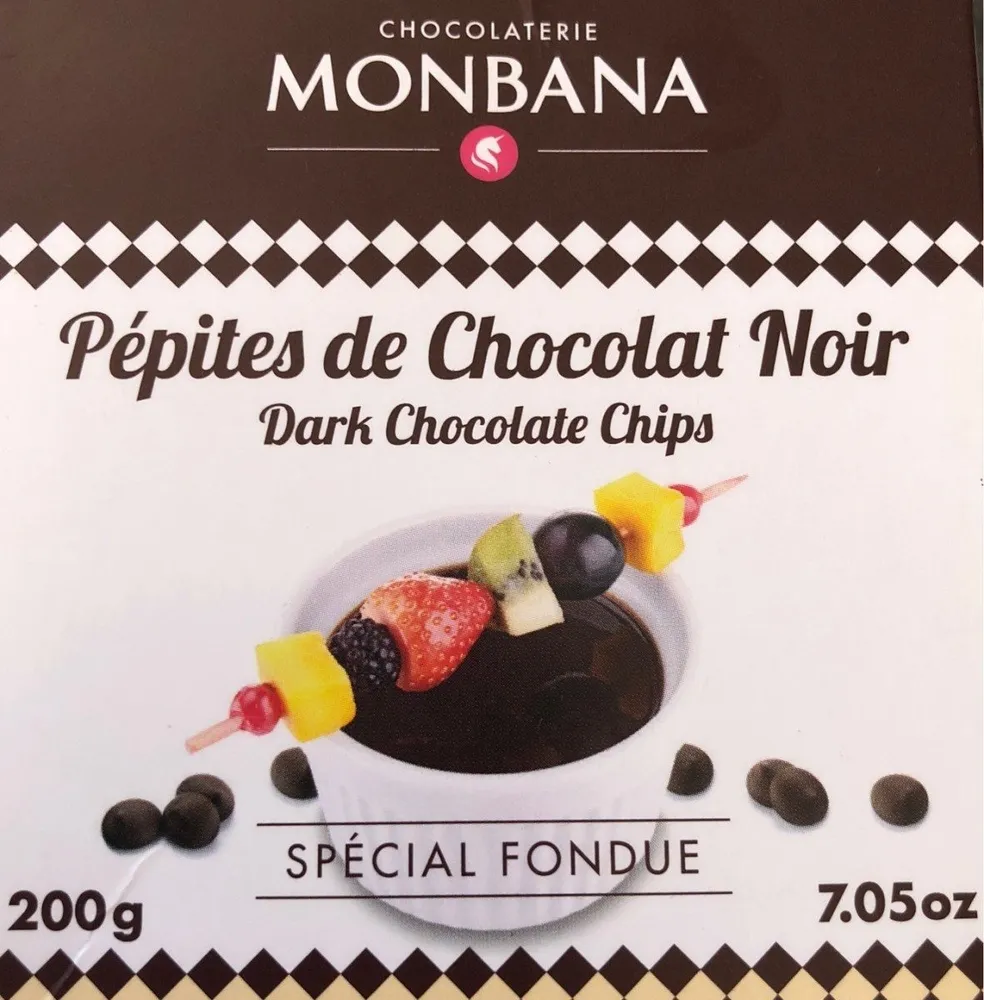 Pépites de chocolat noir spécial fondue
