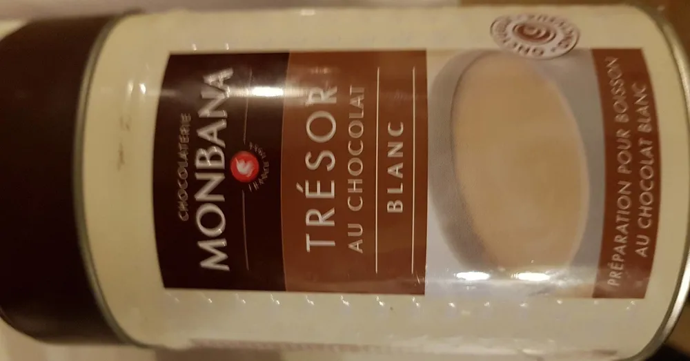 Trésor au chocolat blanc en poudre
