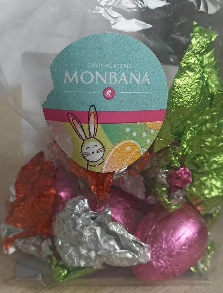 Assortiment de chocolats au praliné