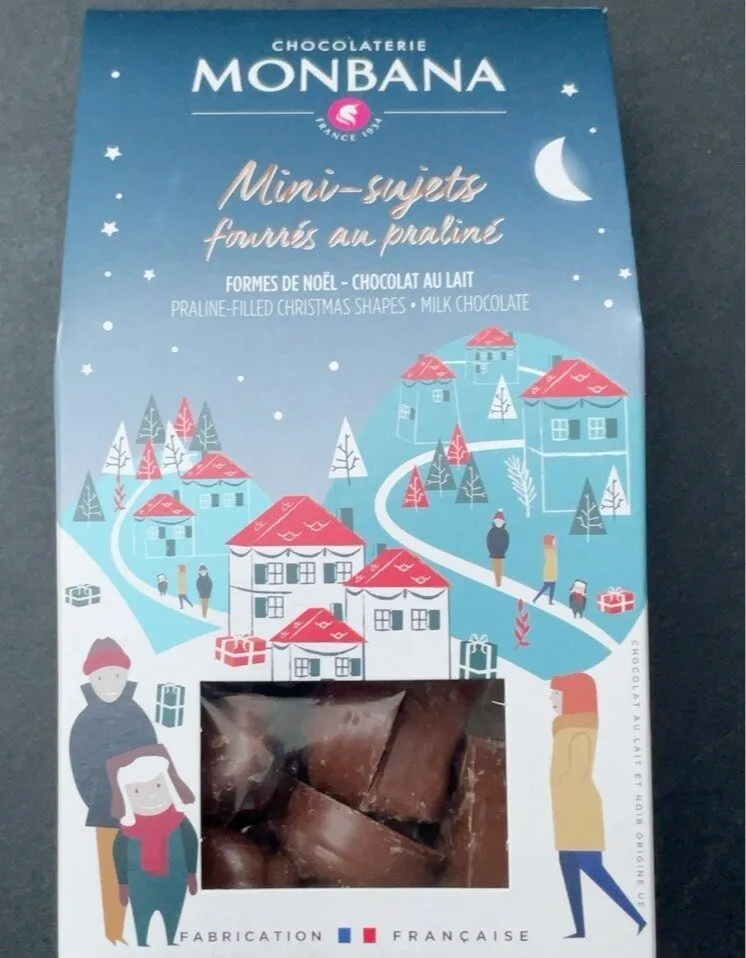 Mini-sujets fourrés au praliné