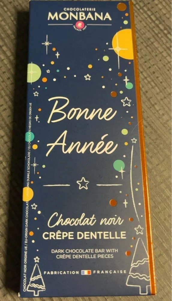 Chocolat noir Crêpe dentelle