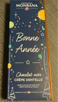 Chocolat noir Crêpe dentelle