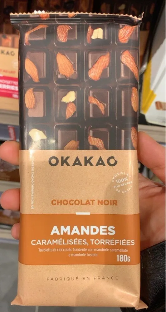 Amandes caramelisees torrefiees