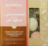 Chocolat au lait 33% de cacao biscuits aux amandes