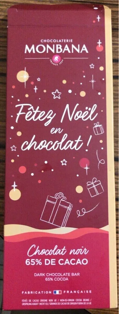 Chocolat noir 65% de cacao