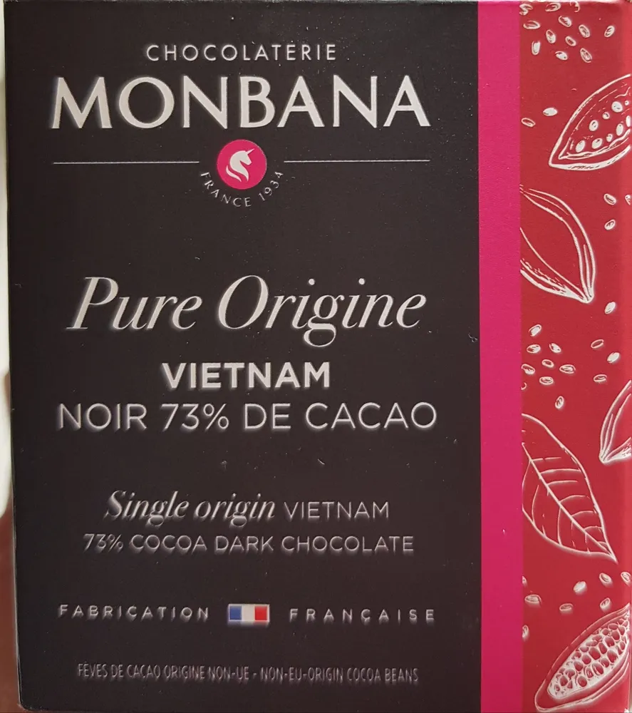 Pure Origine Vietnam Noir 73% de Cacao