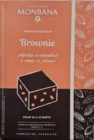 PRÉPARATION POUR Brownie pépites de chocolat & noix de pécan