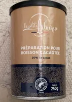 PRÉPARATION POUR BOISSON CACAOTÉE 20% de cacao
