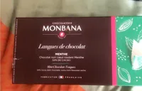 Langues de chocolat Menthe