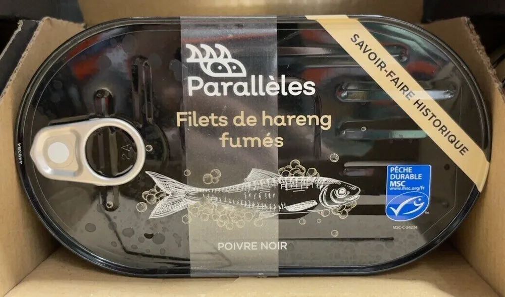 Filets de harengs fumés