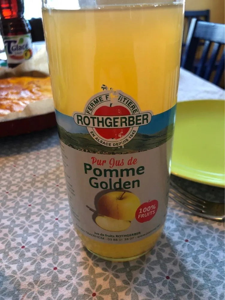 Jus de pomme golden