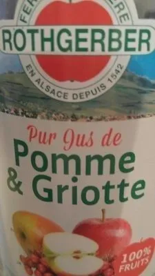 Pur jus de pomme et griotte