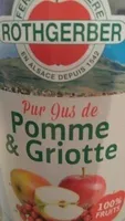 Pur jus de pomme et griotte