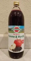 Pur jus de pomme et myrtille