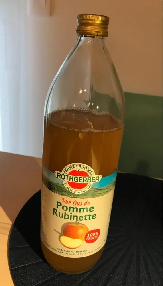 Pur jus de pomme rubinette