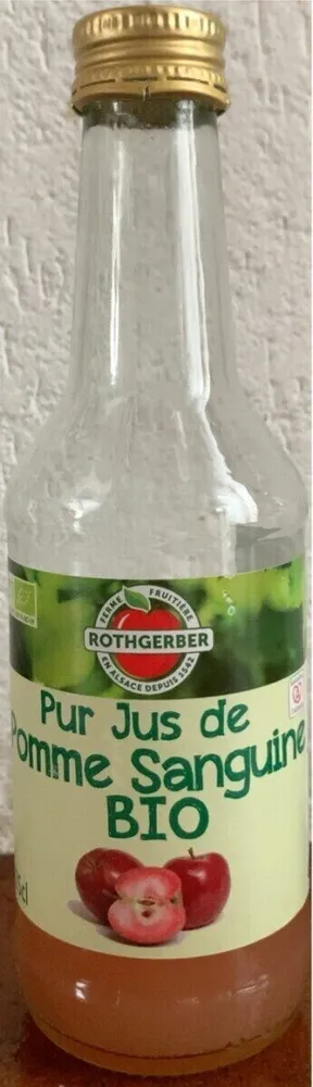 Pur Jus de Pomme Sanguine BIO