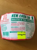 Boulettes de porc fermentees