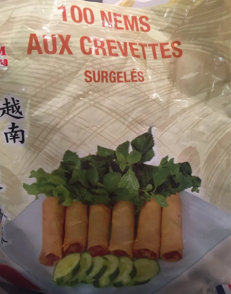Nems aux crevettes
