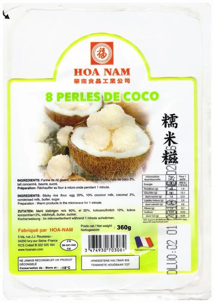 8 Perles de Coco