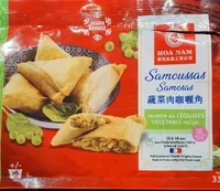 Samoussas recette aux légumes