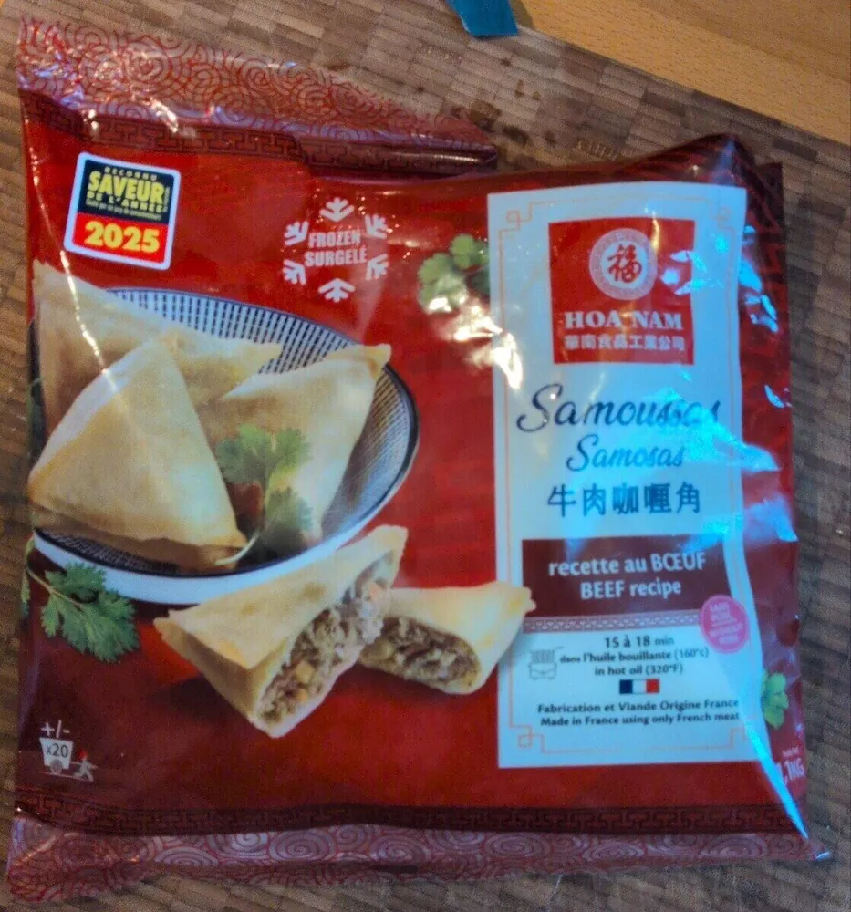 Samoussas au boeuf x20