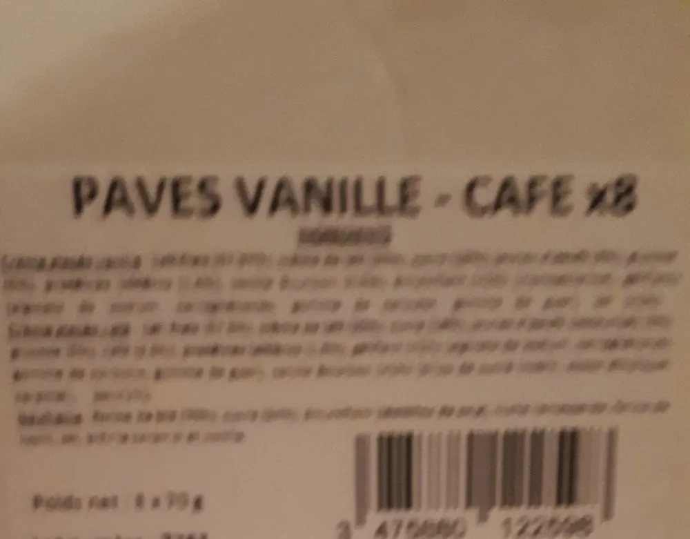 PAVE VANILLE CAFE
