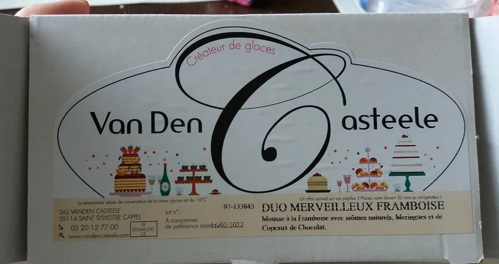 Duo merveilleux framboise