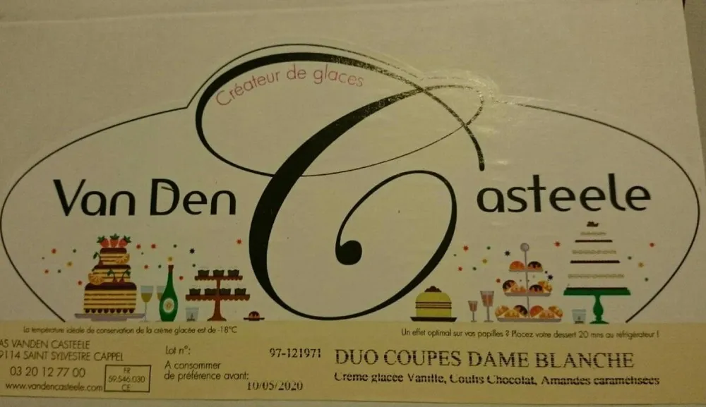 Duo coupes dame blanche