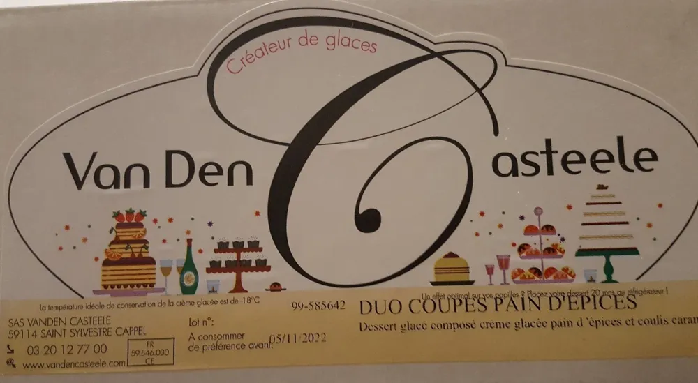 Duo coupes pain d'épices