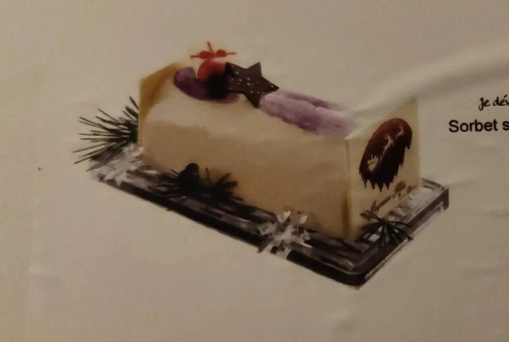 Bûche Violette 6 parts