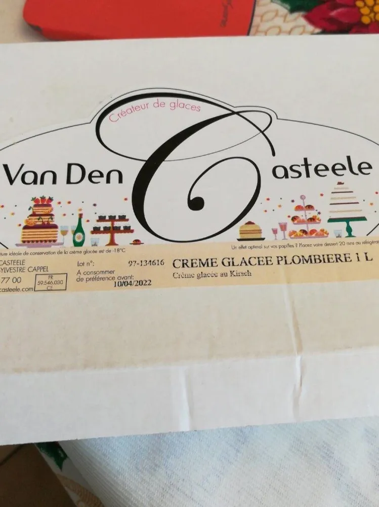 Crème glacée plombière