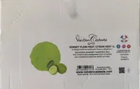 Sorbet plein fruit citron vert